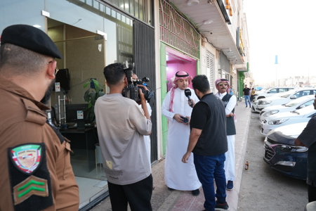 حملات الرقابة مع الجهات المشاركة و مع تغطيات اعلامية